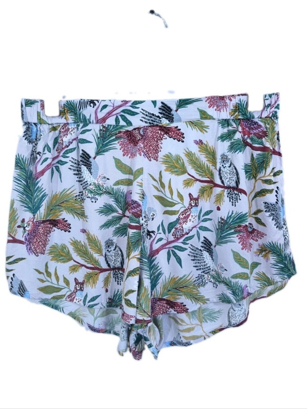 Printfresh Pajama Shorts Medium Wise Owls novelty print bird whimsical Women